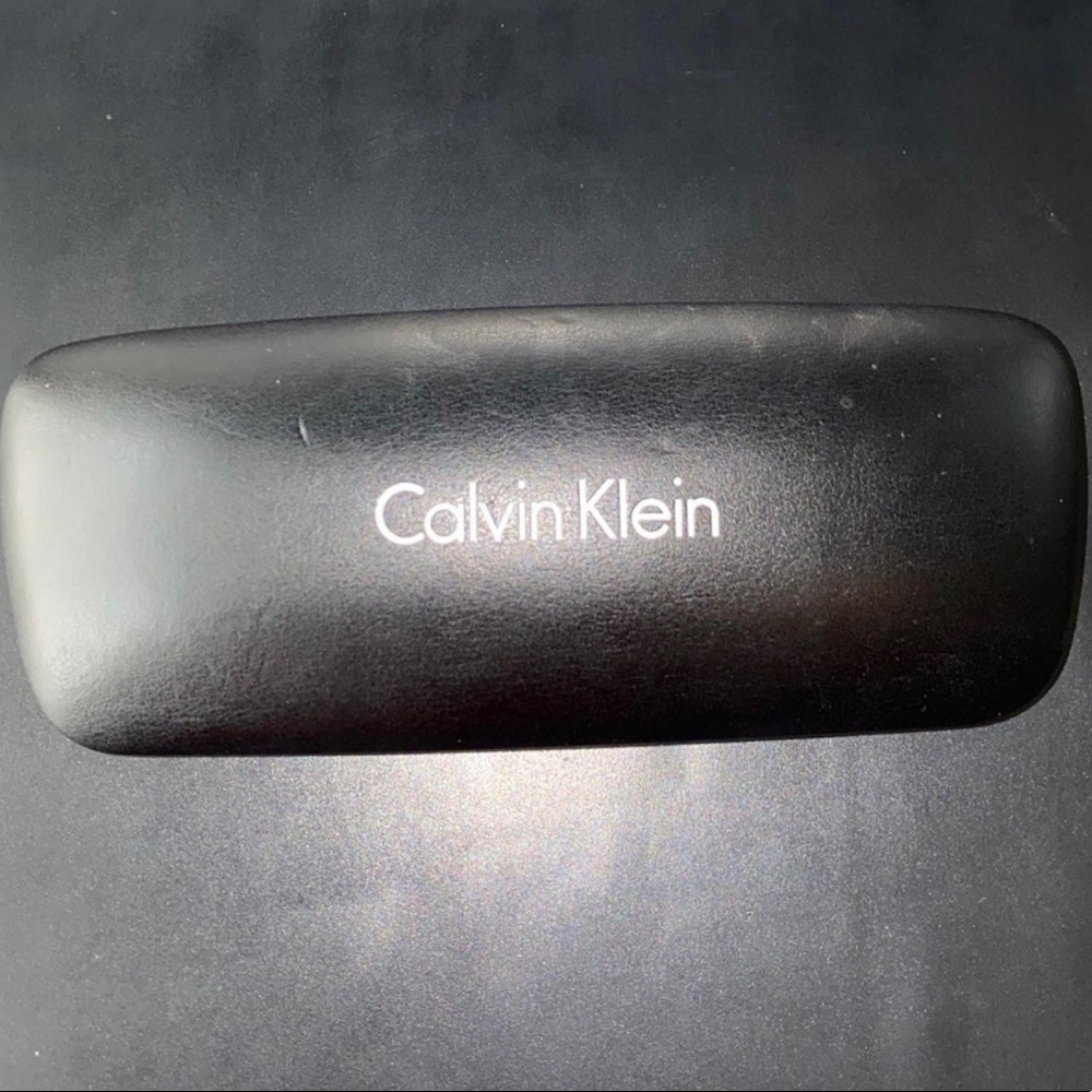 Empty Calvin Klein All Black Box Storage Accessories designer vinyl vintage